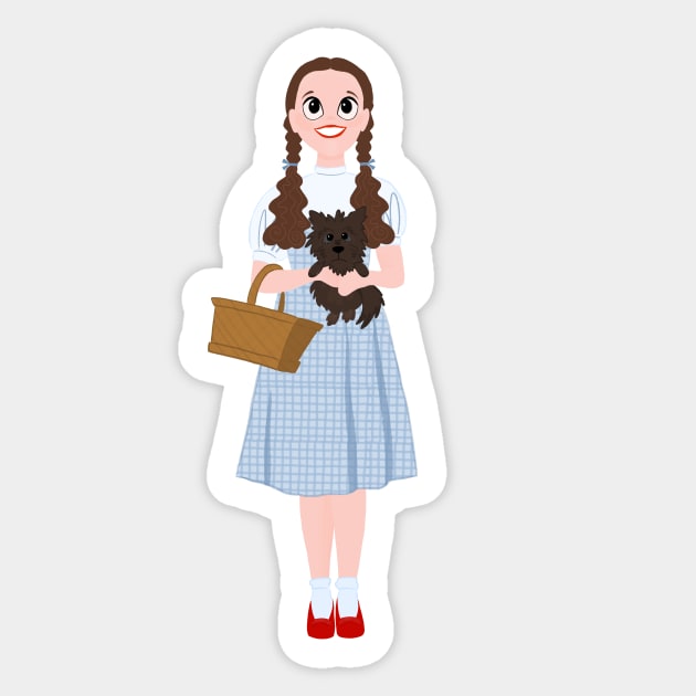 Dorothy Wizard Of Oz Sticker by jackmanion